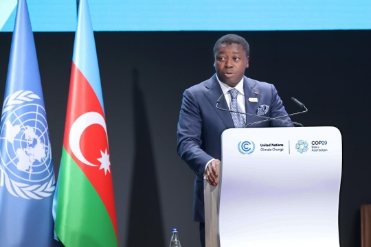 COP29/Justice climatique : « Le Togo est prêt à faire sa part. Nous avons fait de la durabilité, le pilier de notre développement…» Faure Gnassingbé