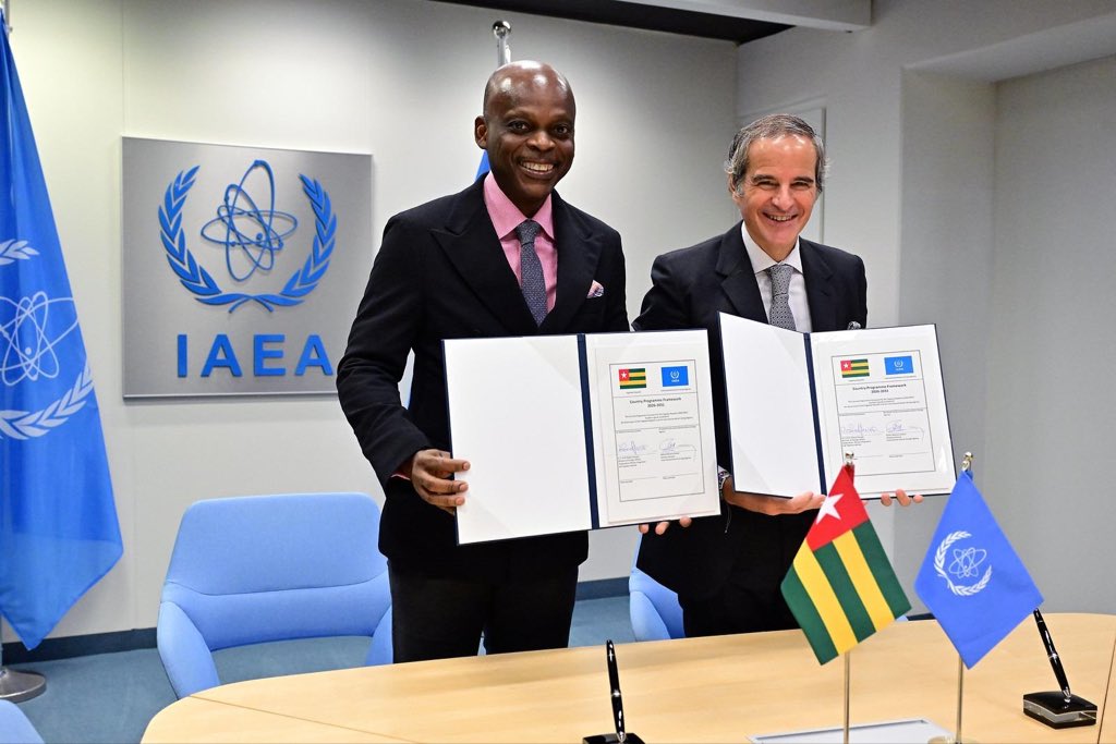 Le Togo et l’AIEA renforcent leur partenariat   Vers une utilisation stratégique de l’atome pour le développement (2026-2031)
