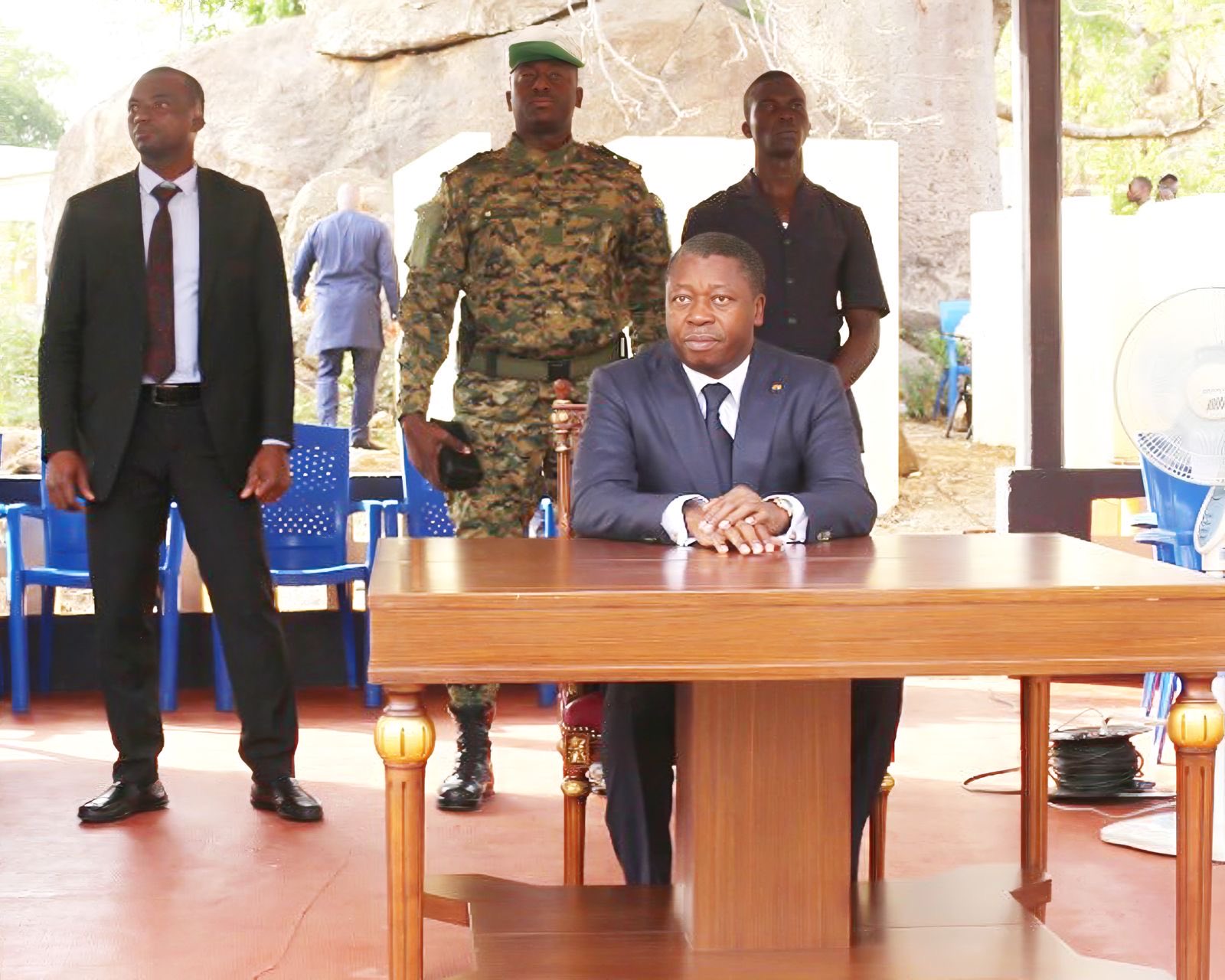 Faure Gnassingbé à Pya Hodo pour l'ouverture de la chasse traditionnelle
