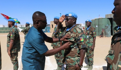 Des médecins militaires togolais de la MINUSMA distingues au Mali