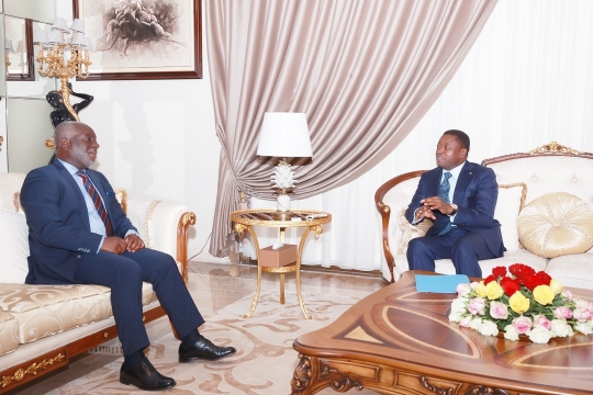 Le président togolais et Félix Bikpo préoccupes par Le financement des PMI/PME