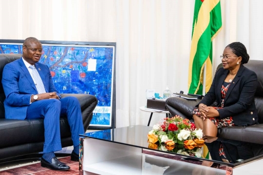 En fin de mission au Togo : Le Représentant résident PNUD au Togo Aliou Dia fait ses adieux au Premier ministre