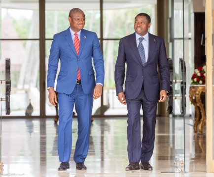 En fin de mission : Le representant-resident du PNUD au Togo Aliou Dia est allé faire le point au Chef de l'Etat