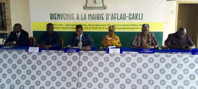 Le Maire ABOKA ouvre officiellement la 2è session ordinaire de l'année 2023 du Conseil municipal de la Commune du Golfe 5